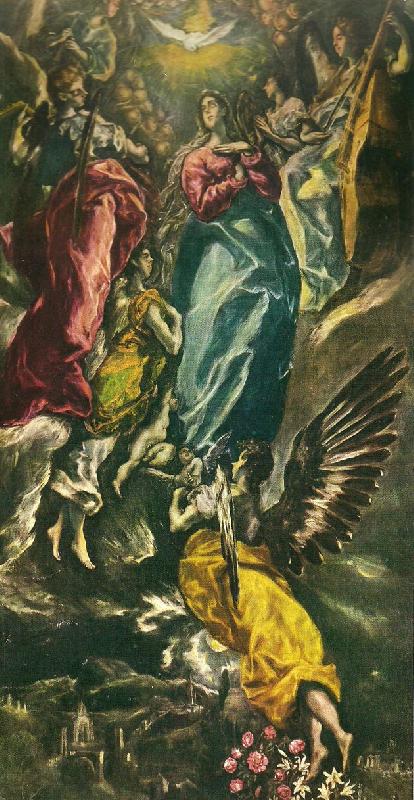 El Greco assumption of the virgin Sweden oil painting art